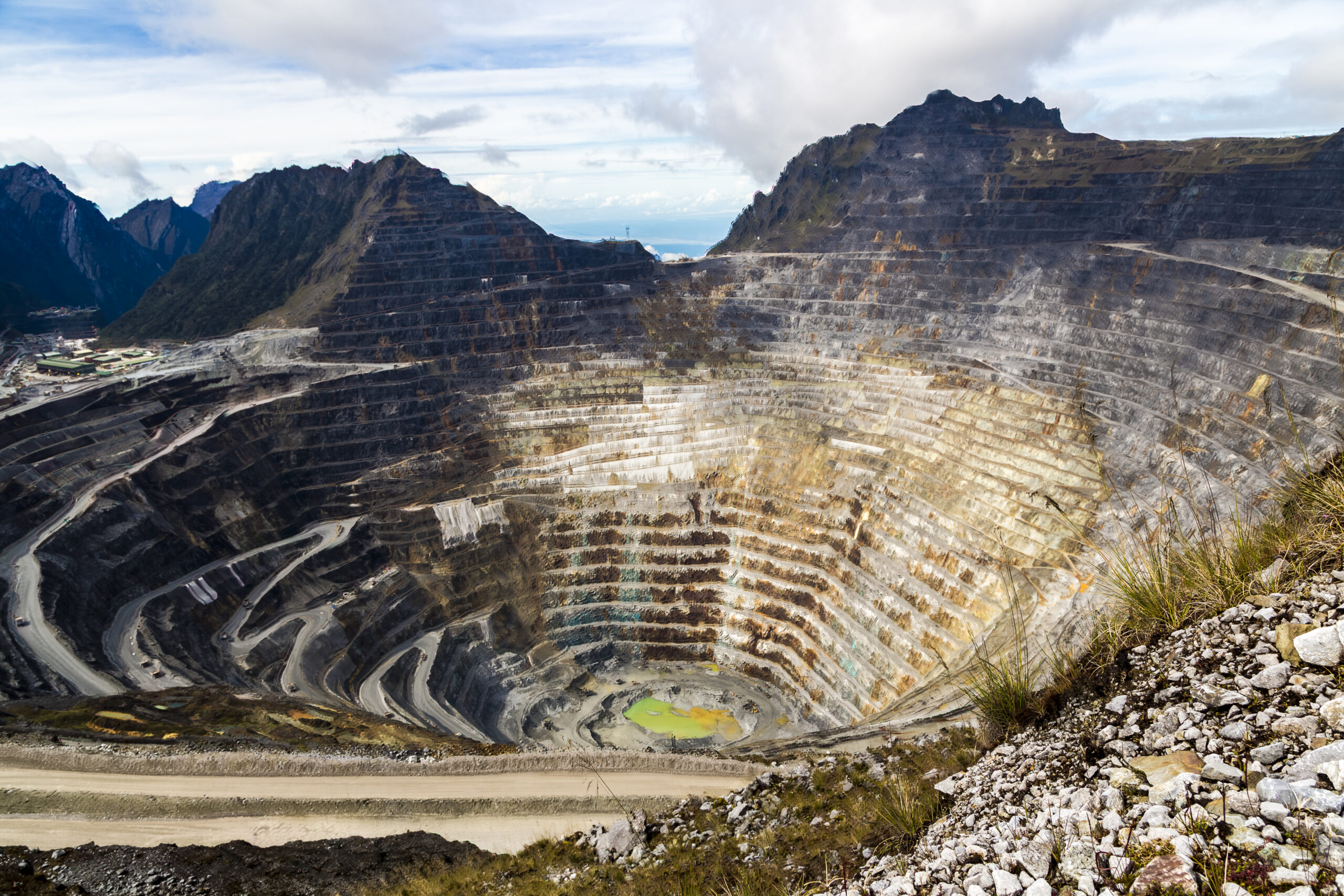 open pit mine